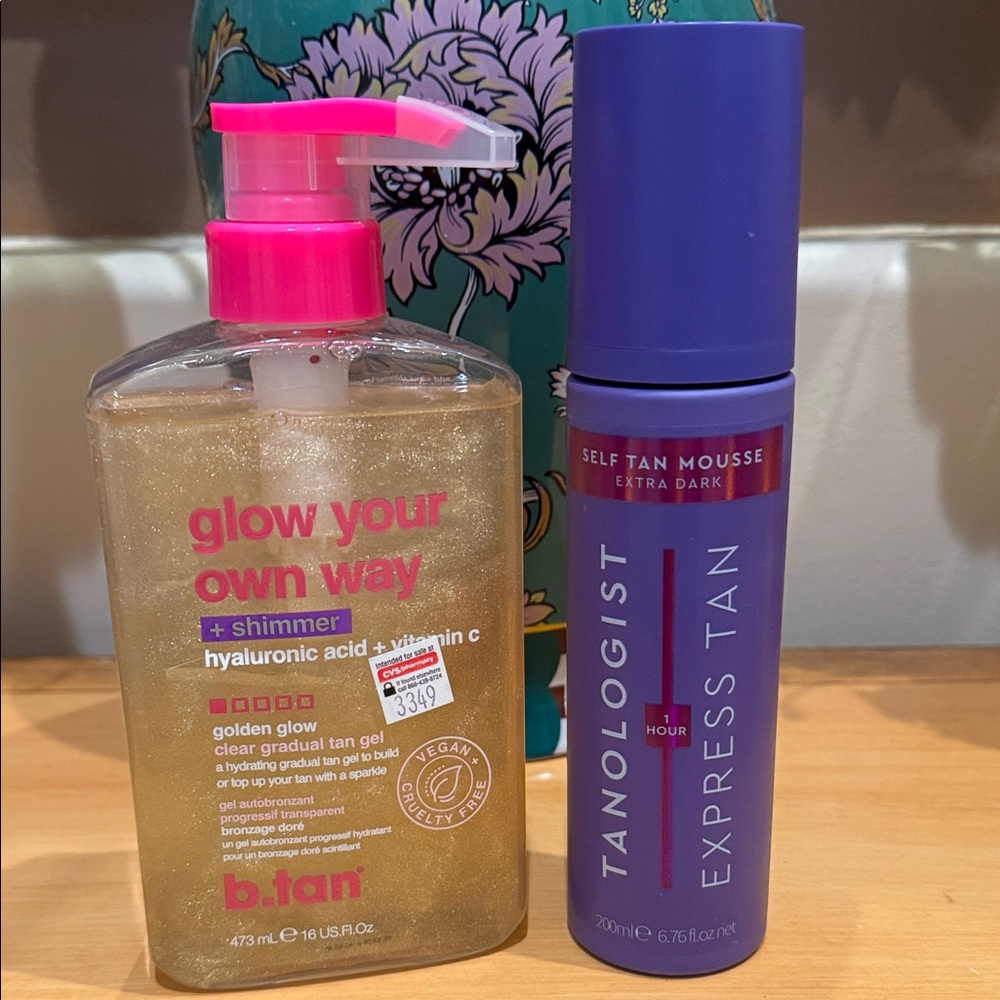 Tanologist Self Tan Extra Dark & b.tan Glow Your Own Way Shimmer Gel